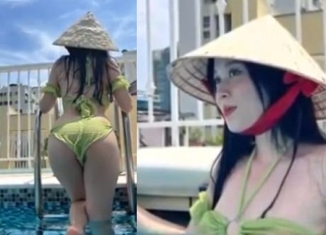 Cao Thanh Tuyền thỏa mãn đam mê nóng bỏng bên bờ biển