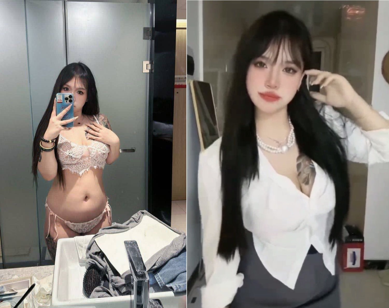 Clip nóng cô gái Tiktok xinh đẹp bất ngờ bị lộ diện