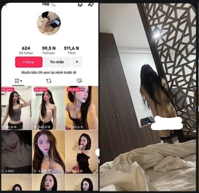 Clip nóng Tiktok dáng chuẩn người mẫu