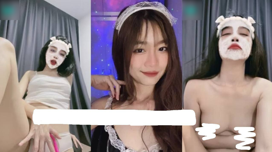 Em xinh tự sướng bím đã phê đến run người